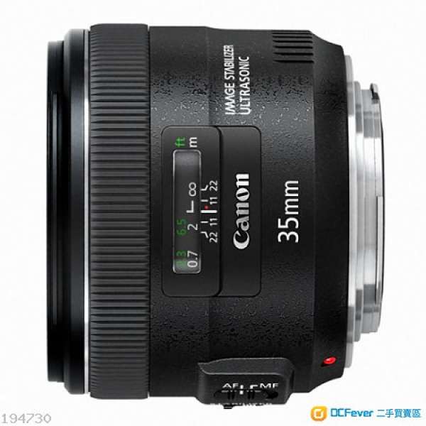 99%新 Canon EF35 f2.0 usm is 行貨(有保養)