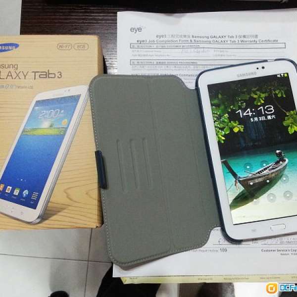 白色 Samsung GALAXY Tab3  7.0 Wi-Fi 8Gb (T210)