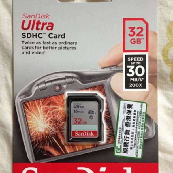 Sandisk 32G Ultra SDHC Card