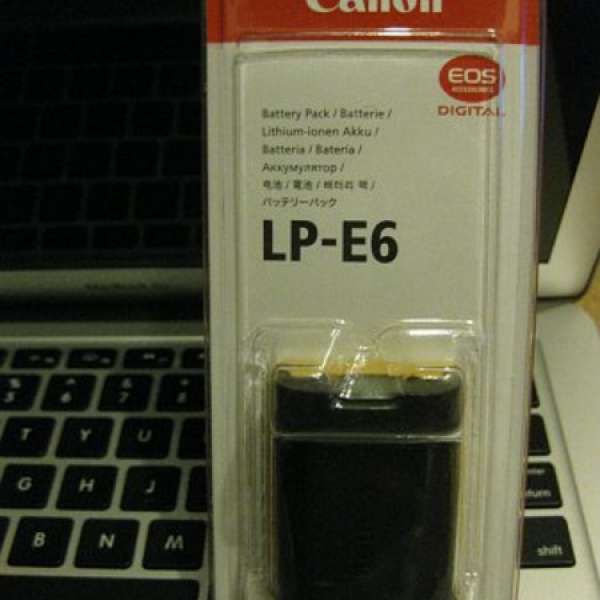CANON LP-E6 原裝電池*100% NEW＊全新