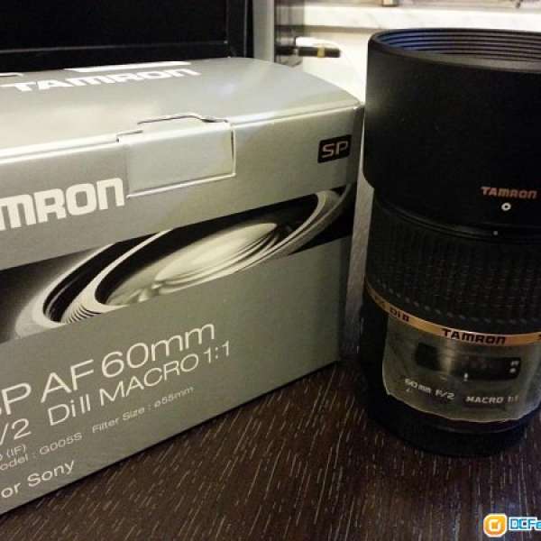 Tamron SP AF60mm F/2 Di II LD [IF] MACRO 1:1 (G005) For:Sony