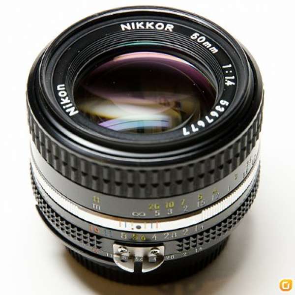 Nikon AiS 50mm 1.4  手動鏡  Df / D700 / D800 及所有無反合用，極新！