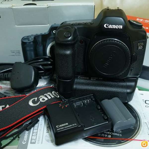 Canon 5D Mark1(FF) 連原廠直倒 - 入門全片幅機
