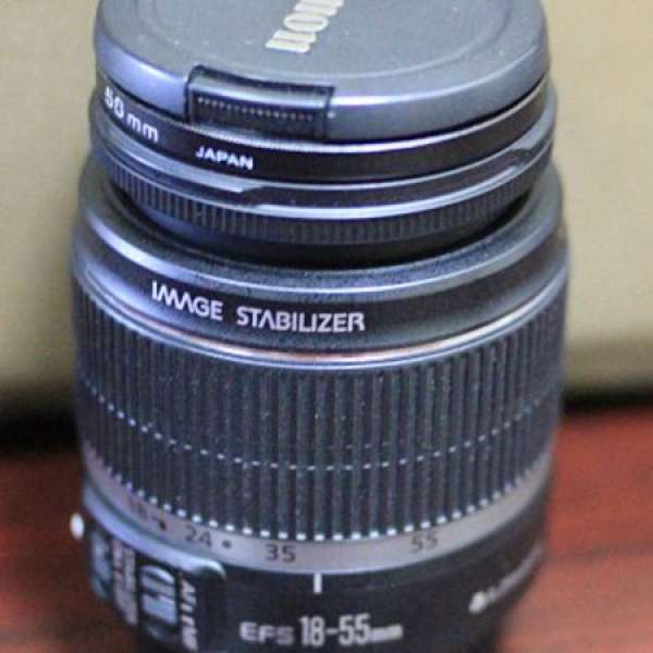 Canon 18-55mm kit lens with filter lens