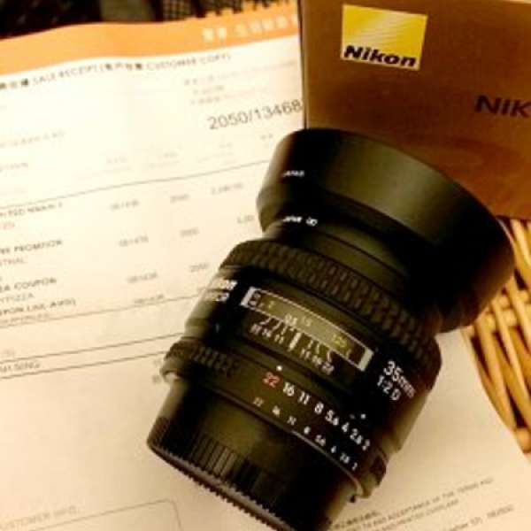Nikon nikkor af-d 35mm F2