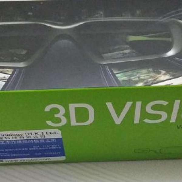 100% 全新NVIDIA 3D VISION Wired Glasses