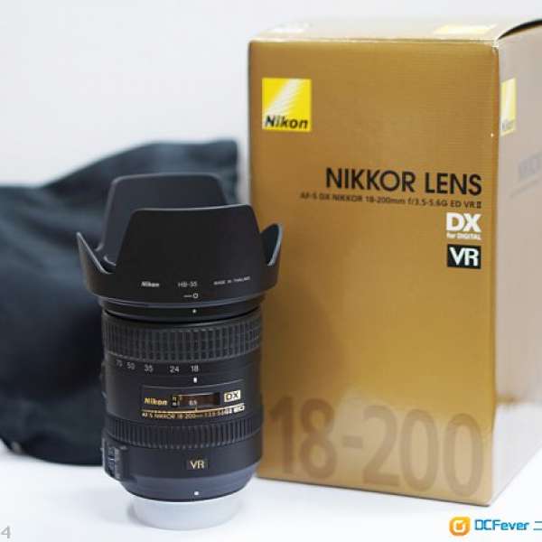 Nikon AF-S DX18-200mm F3.5-5.6GII ED VRII