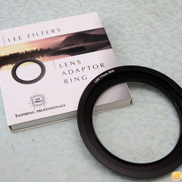 LEE FILTERS 77mm Wide Angle Adaptor Ring (100%新)