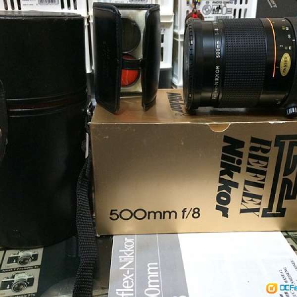 99% New Nikon 500mm f/8 Reflex lens ( 橙圈 ) With full box set