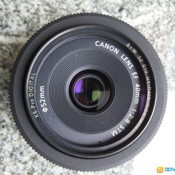 Canon 40mm STM 連 B+W filter MRC Haze nano