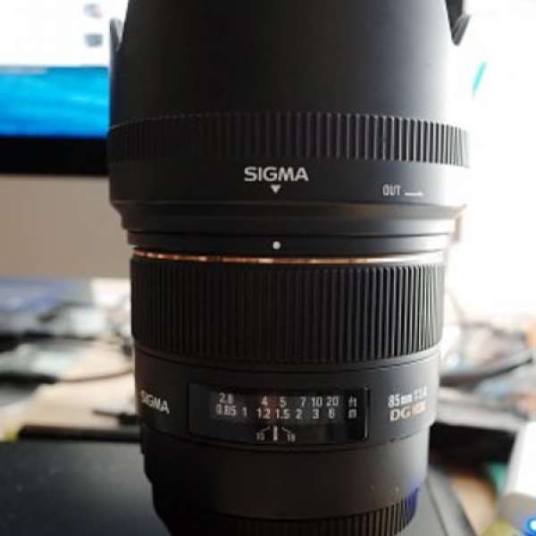Sigma 85 1.4 Canon mount 85.4