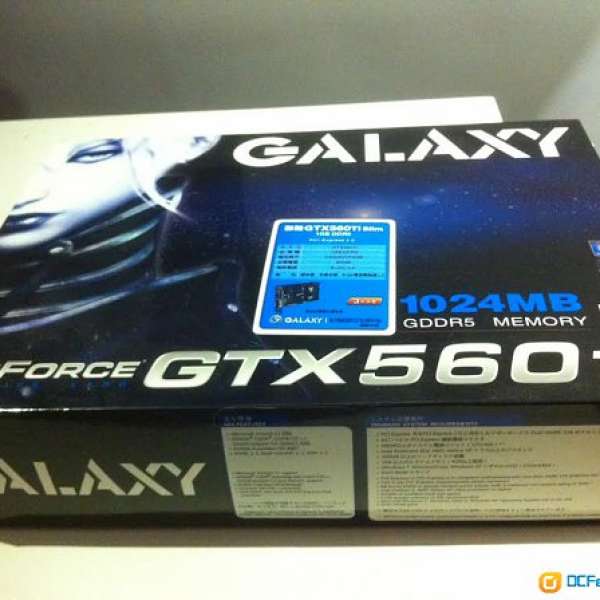 Galaxy GeForce GTX-560 Ti slim 1G DDR5 display card顯示卡(有保養warranty)