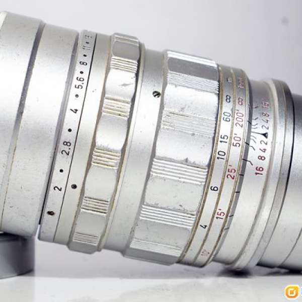 Leica M 白銀版本 Leitz Summicron 90mm f2 (Leica M- Nex接環)