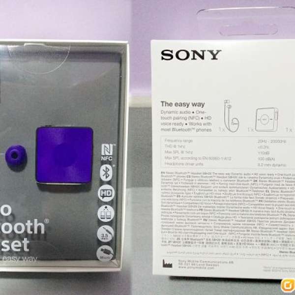 100% 全新 Sony SBH-20立體聲藍牙耳機