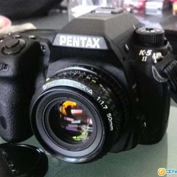 Pentax K5ll body+Pentax A50mm1.7