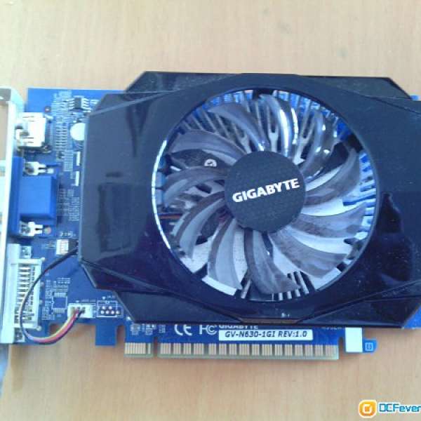 Gigabyte GT630 1G DDR3 (免電版) 聯強代理保養至2016年1 月