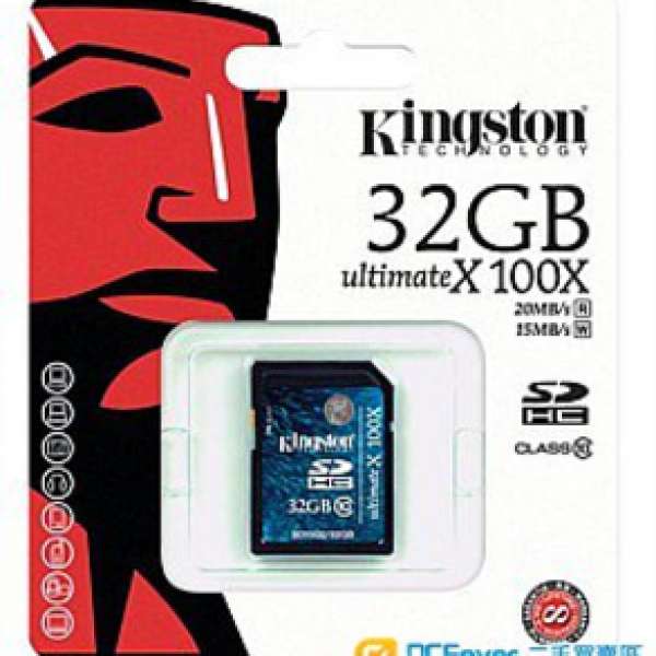 kingston ultimate x 100x 32G SD $150 快卡