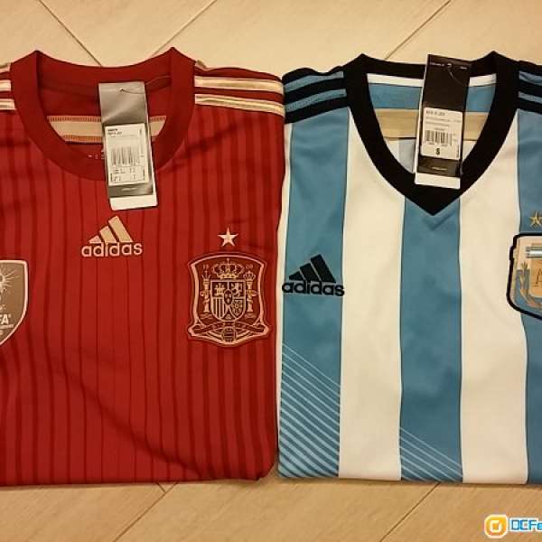 全新未剪牌2014西班牙阿根廷波衫