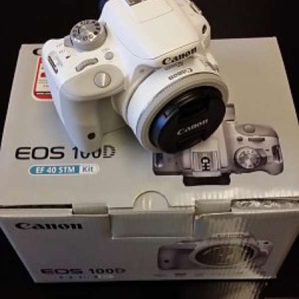 99%新 Canon EOS 100D 白色 EF 40 STM KIT 行貨