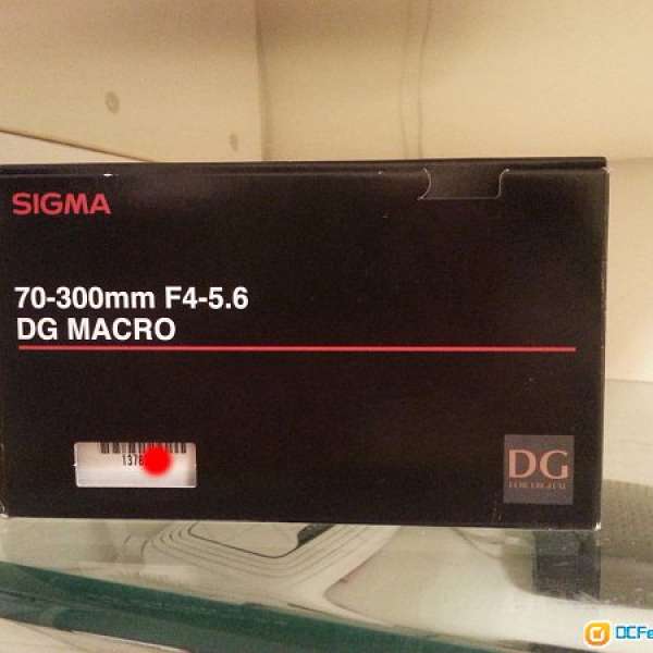 Sigma 70-300mm F4-5.6 DG Macro (For Canon)
