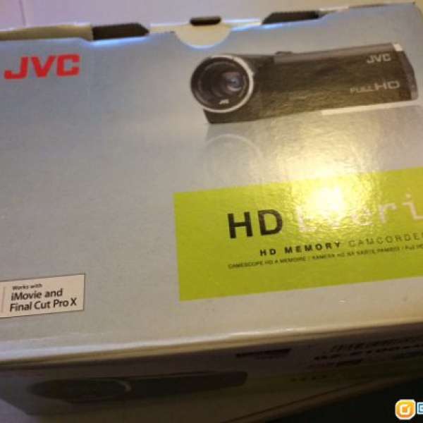JVC GZ-E100 FULL HD 高畫質數位攝像機 銀色 90%新