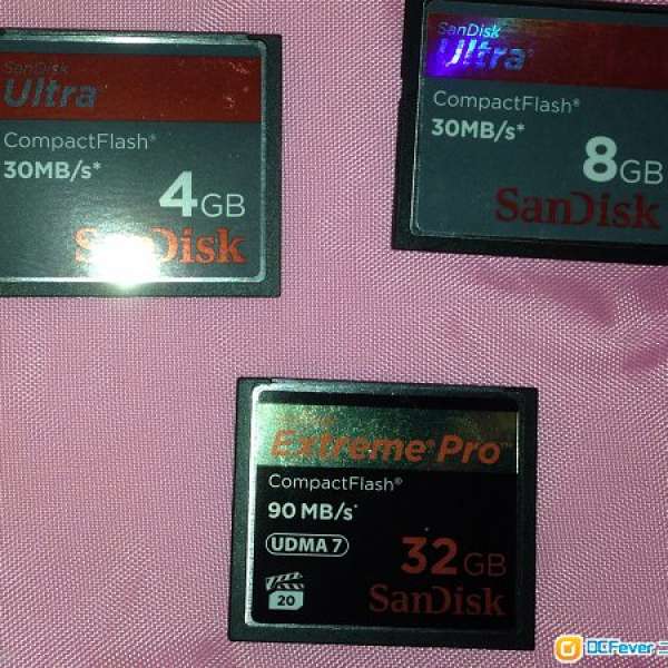 Sandisk 4GB,8GB,32GB CF Card Extreme Pro