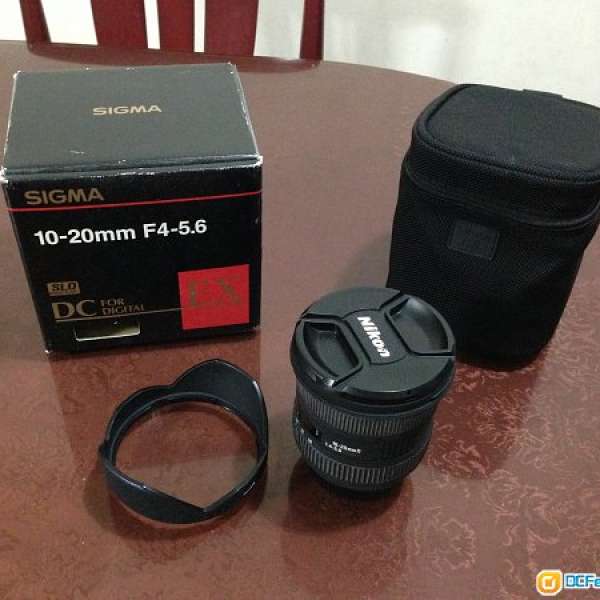 80%新 Sigma EX 10-20mm F4-5.6 DC HSM Nikon Mount 廣角鏡