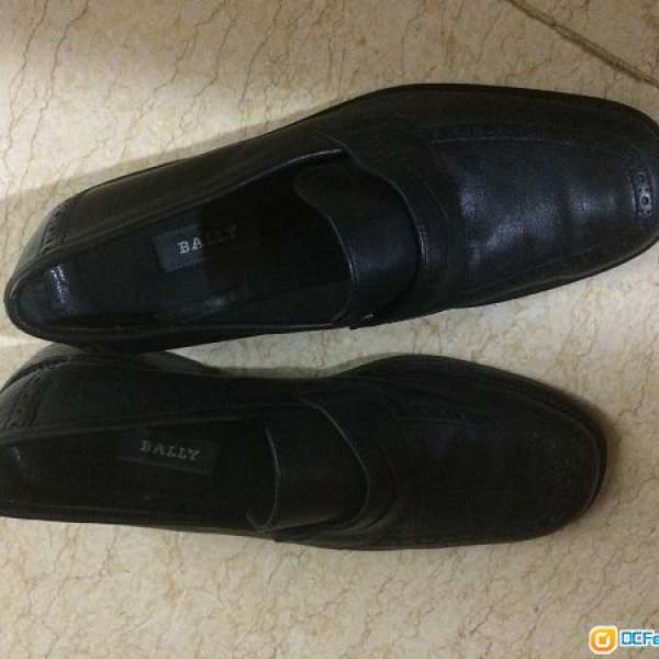 Bally black leather shoes 真皮鞋