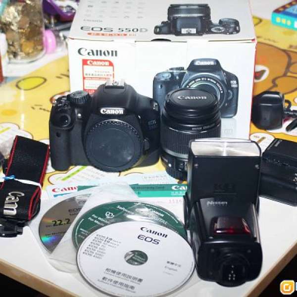 Canon EOS 550D Kit+Nissin Di622 Digital Flash