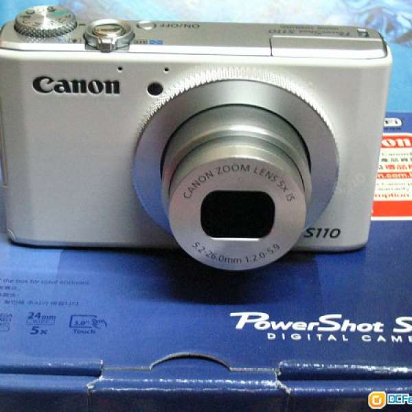 95% new CANON S110 全套 無花 SANDISK 16GB SDHC class10