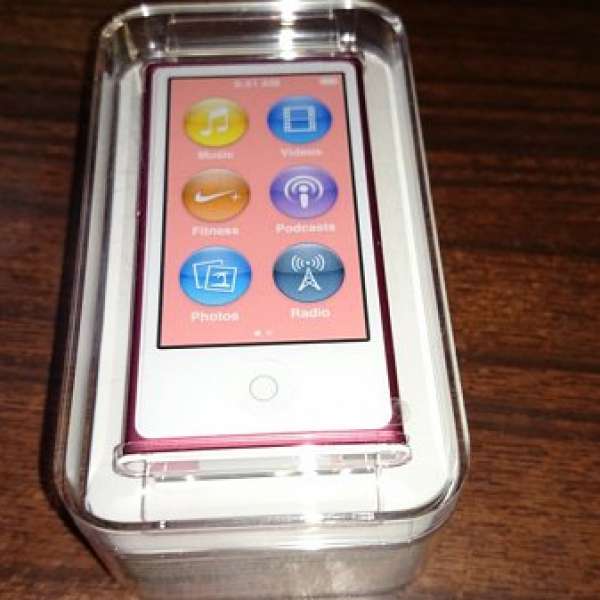 全新未開封 Apple ipod nano 7  粉紅色