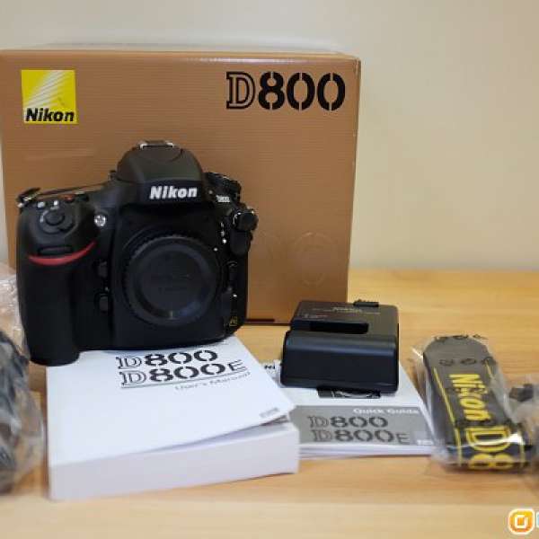 Nikon D800 Mint only 3537 Confirmed shutter actuations