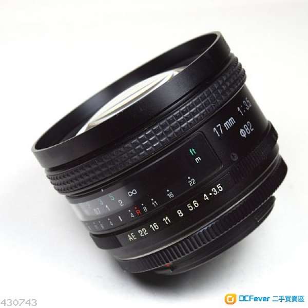 Tamron SP 17mm f/3.5 151B Adaptall（Nikon, Canon FD, M42, Pentax）