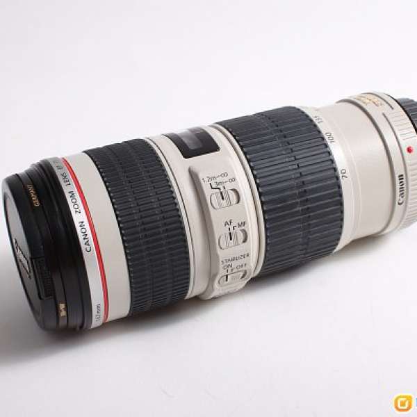 Canon 70-200 F4 L IS 小小白 9成新 全齊單盒 保養證 連 b+w f pro filter