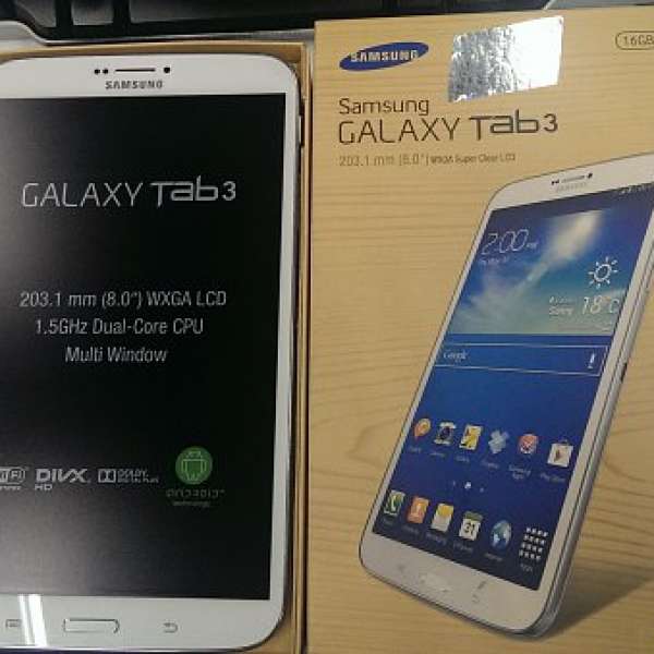 samsung Galaxy Tab3 8.0 3G版,SM-T311 100%全新