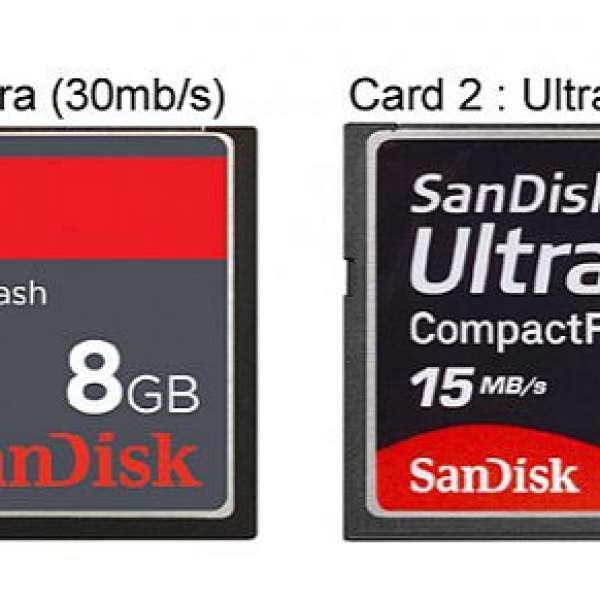 SanDisk - CompactFlash 8GB x 2 pcs