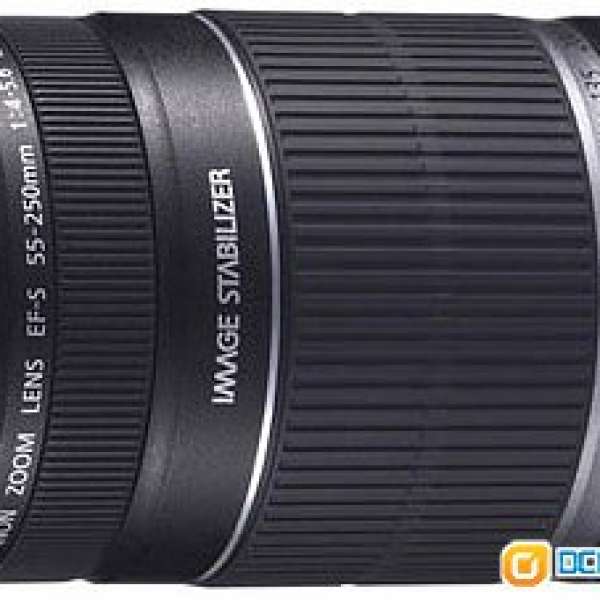 Canon EF-S 55-250mm F4-5.6 IS (99.99%新）