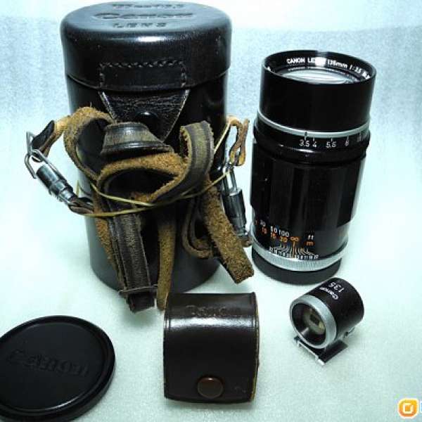 Canon RF 135mm f3.5 LTM 連原裝 皮筒 135 view