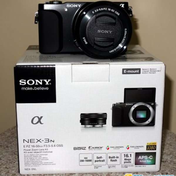 Sony NEX-3N kit (機身連SELP1650鏡頭) 有單 有保用