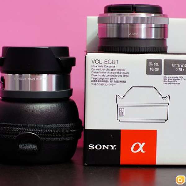 Sony SEL16F28及VCL-ECU1