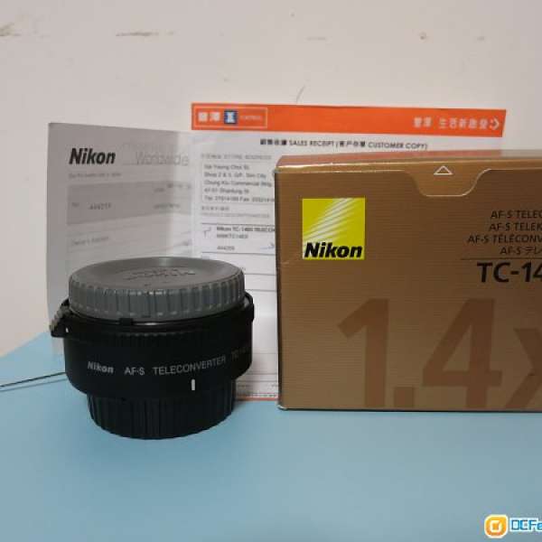Nikon TC-14E II  1.4X 增倍鏡 99.99%新