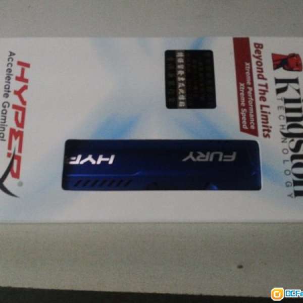 全新未開封條Kingston DDR3-1600 CL10 HyperX 8Gx2 16G Kit