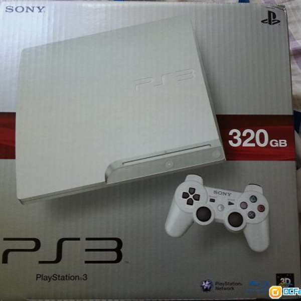 出售320gb 珍珠白 PS3 slim版 連12隻game