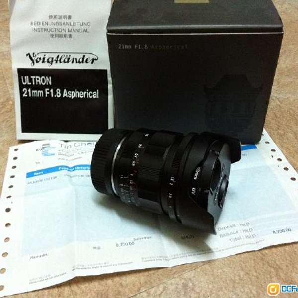 福倫達 Voigtlander ULTRON 21mm F1.8 Aspherical Leica M Mount