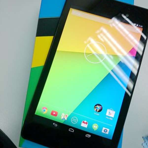 95%新 Nexus 7 2013 16GB Wifi 行貨全套 有單