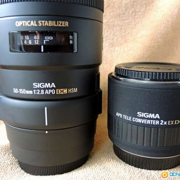 sigma 50-150mm os 2.8 + 2x (sa mount for sd1m sd15 sd14)