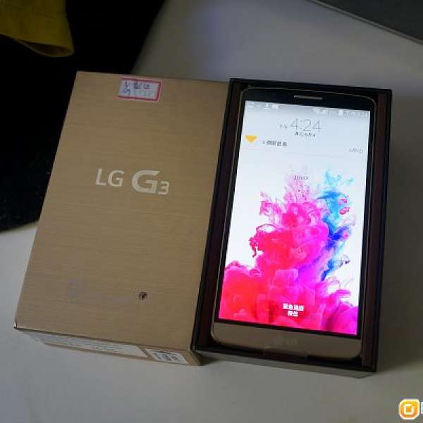 LG G3 F400K 金色 全套 兩電兩充 破盤價 5080 99% new