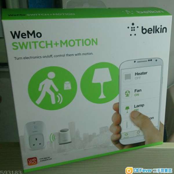 Belkin WeMo Switch+Motion (F5Z034ak) 網絡控制+動作感應電源開關