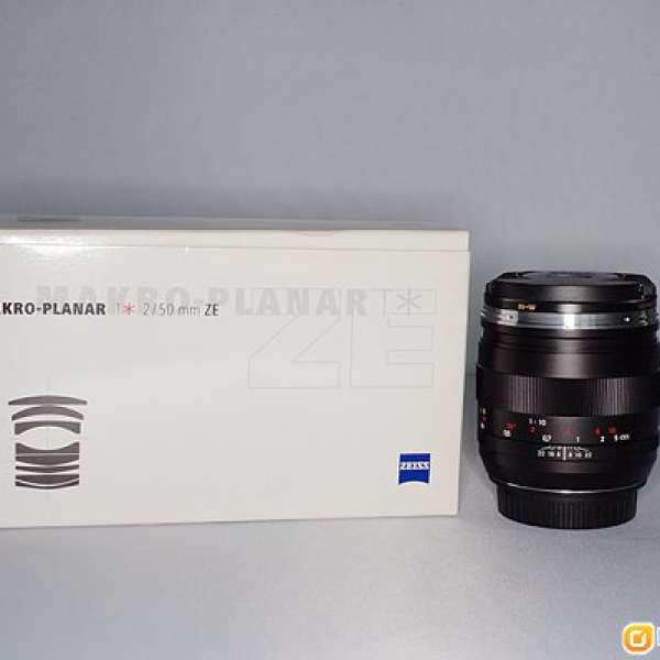 99%新Carl Zeiss Makro-Planar T* 2/50 ZE for Canon