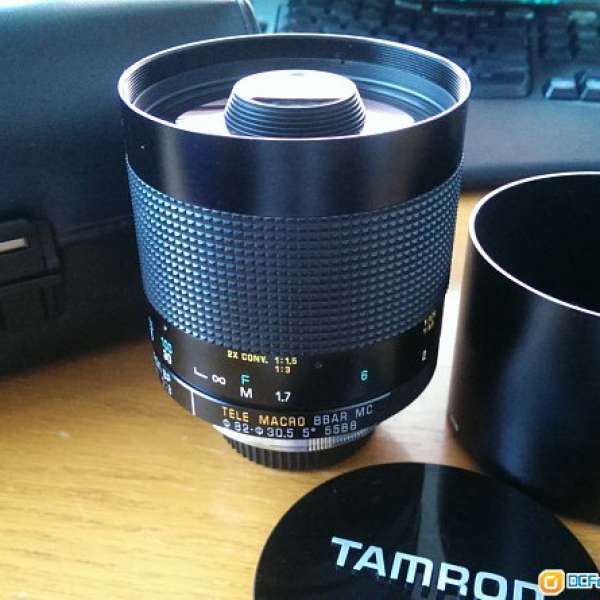 95% NEW 騰龍 Tamron 500mm f/8 Mirror Lens 55BB 反射鏡 波波鏡 影荷花必備